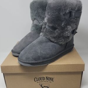 CLOUD 9 Gray Women's Boots